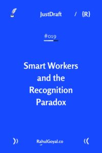 How Recognition Impacts Workload Management