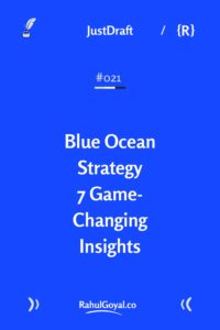 Discover 7 Blue Ocean Strategy principles to create untapped markets, innovate and move beyond competition. Stop Competing and Start Creating.