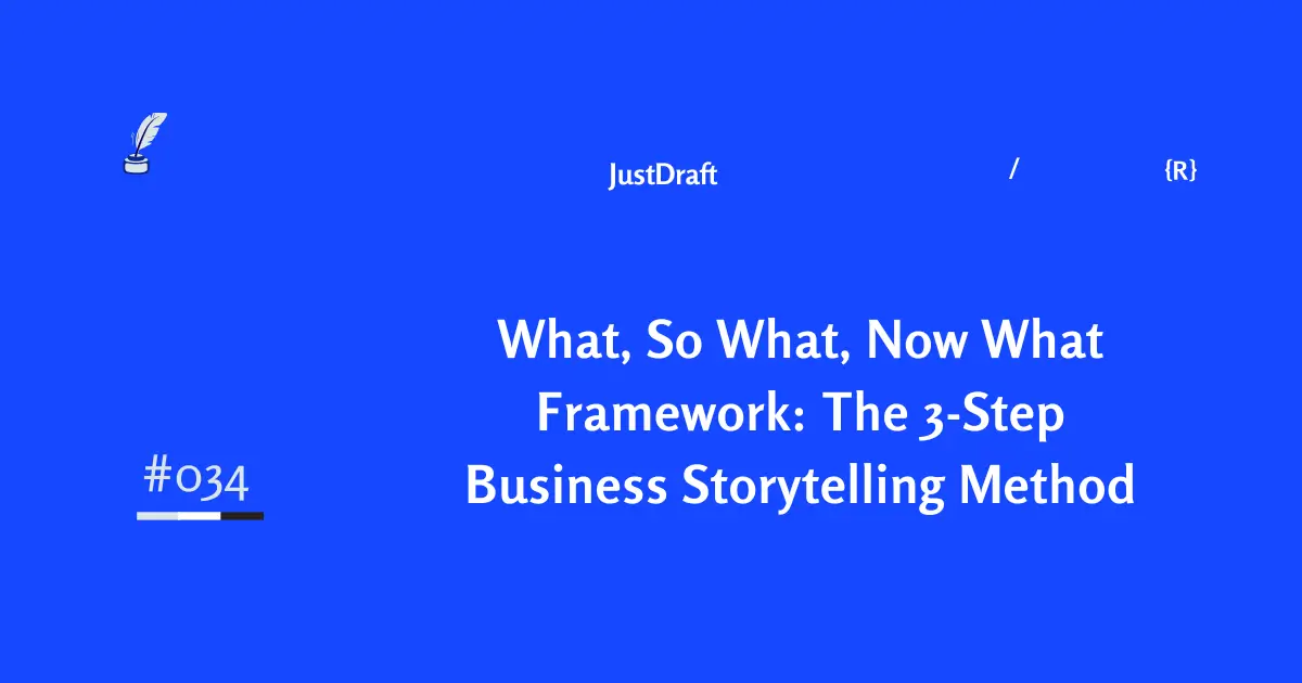 Master the 3-step (What So What Now What) storytelling formula used by top leaders to communicate clearly, gain buy-in, and motivate action in meetings and presentations