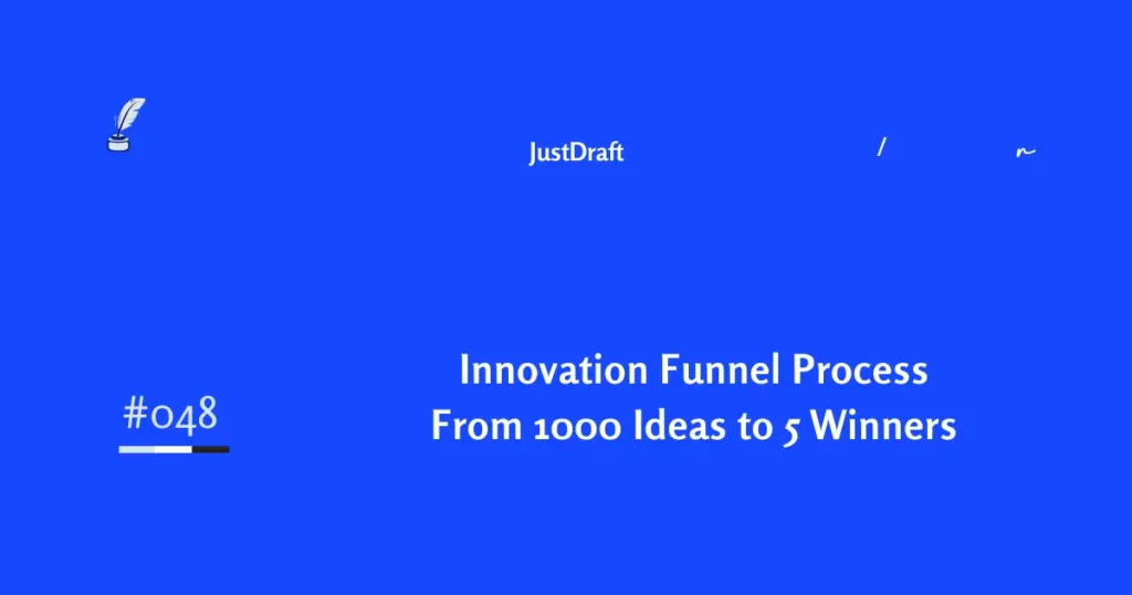 Learn how the innovation funnel turns wild ideas into real market successes with structured filtering.