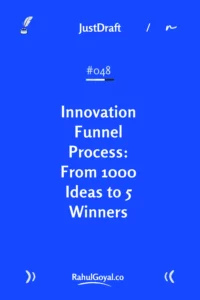 Learn how the innovation funnel turns wild ideas into real market successes with structured filtering.