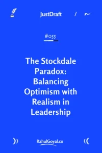 Learn the Stockdale Paradox: balance unwavering faith with brutal facts. Why optimism alone kills businesses during tough times.