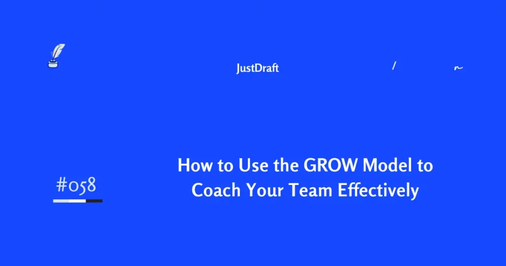 The GROW Model teaches managers to develop teams instead of solving problems. See why coaching beats telling every time for lasting performance.