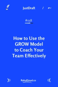 The GROW Model teaches managers to develop teams instead of solving problems. See why coaching beats telling every time for lasting performance.