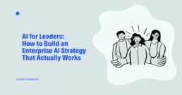 A practical guide for leaders on leveraging AI. Learn to build a real enterprise AI strategy, develop your team, and lead with human-centered skills.