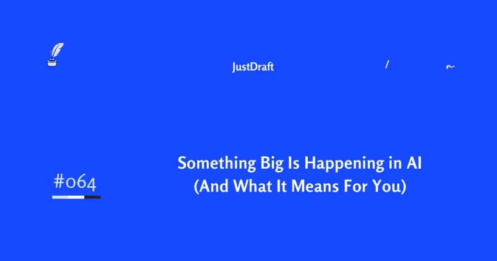 Something Big Is Happening in AI moment - what it means for jobs, growth and how to prepare.