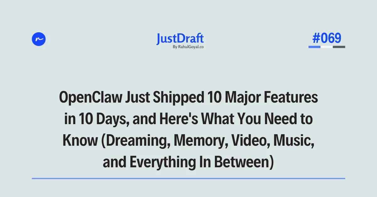 OpenClaw, the fastest-growing open-source project, just shipped 10 major features in April 2026 OpenClaw update and why it matters for you.