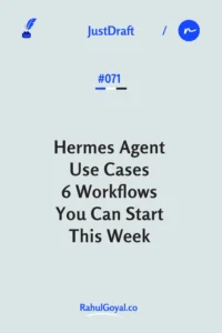 6 real Hermes Agent use cases explained — workflows, benefits, and how to get started with your personal AI agent in 2026.