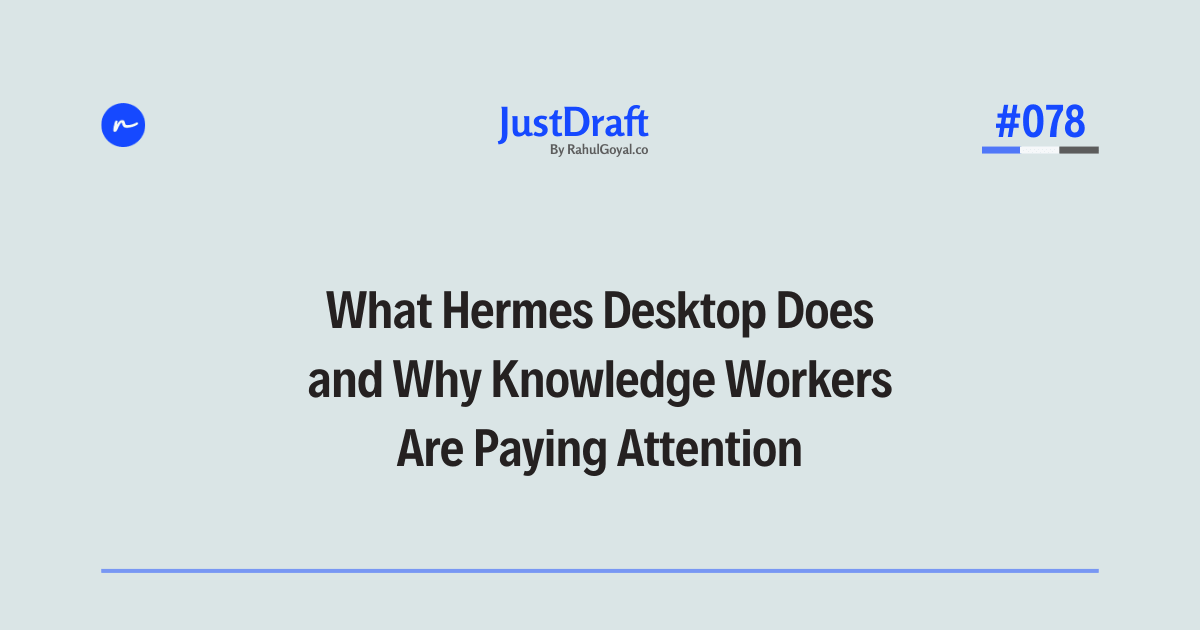Hermes Desktop just made personal AI agents accessible to anyone. Here's what changed and how to set yours up.