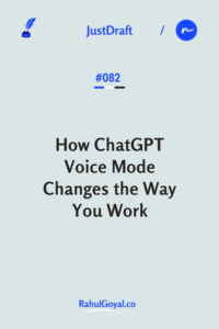ChatGPT Voice Mode can now run tasks while you talk. Here are 7 practical ways to use it for real work (research, decisions, agent management, reports, coding and professional work) this week.
