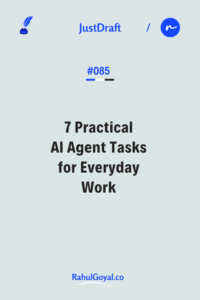 Personal AI agent tasks worth setting up today. Which tools work in the UK, what each really costs, and the delegation rule that protects you.