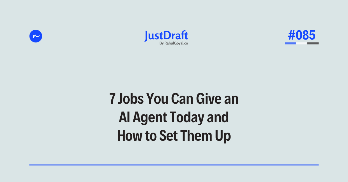 Personal AI agent tasks worth setting up today. Which tools work in the UK, what each really costs, and the delegation rule that protects you.